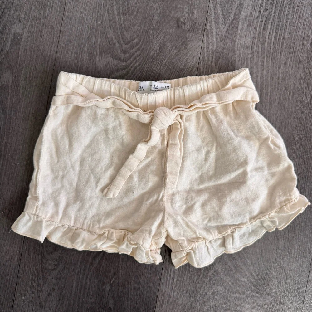 Zara Linen Shorts - Picture 2 of 4